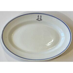 Brockton Campello Massachusetts MA Walk-Over Club Platter Mitchell Woodbury Co.